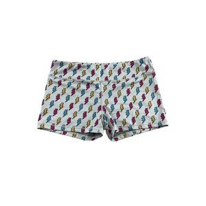 IABMFG Women's Lightening Bolt Crossfit Bootie Shorts - XL